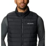 Columbia powder lite vest black 3